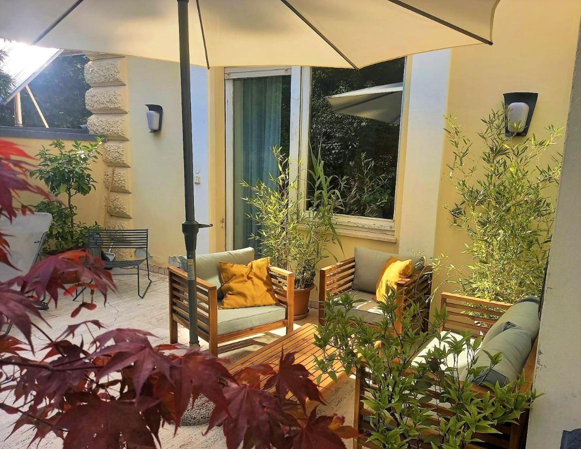 5-Zimmer-Appartement In Historischer Privatvilla, Meran Zentrum, Kostenloser Parkplatz Exteriér fotografie