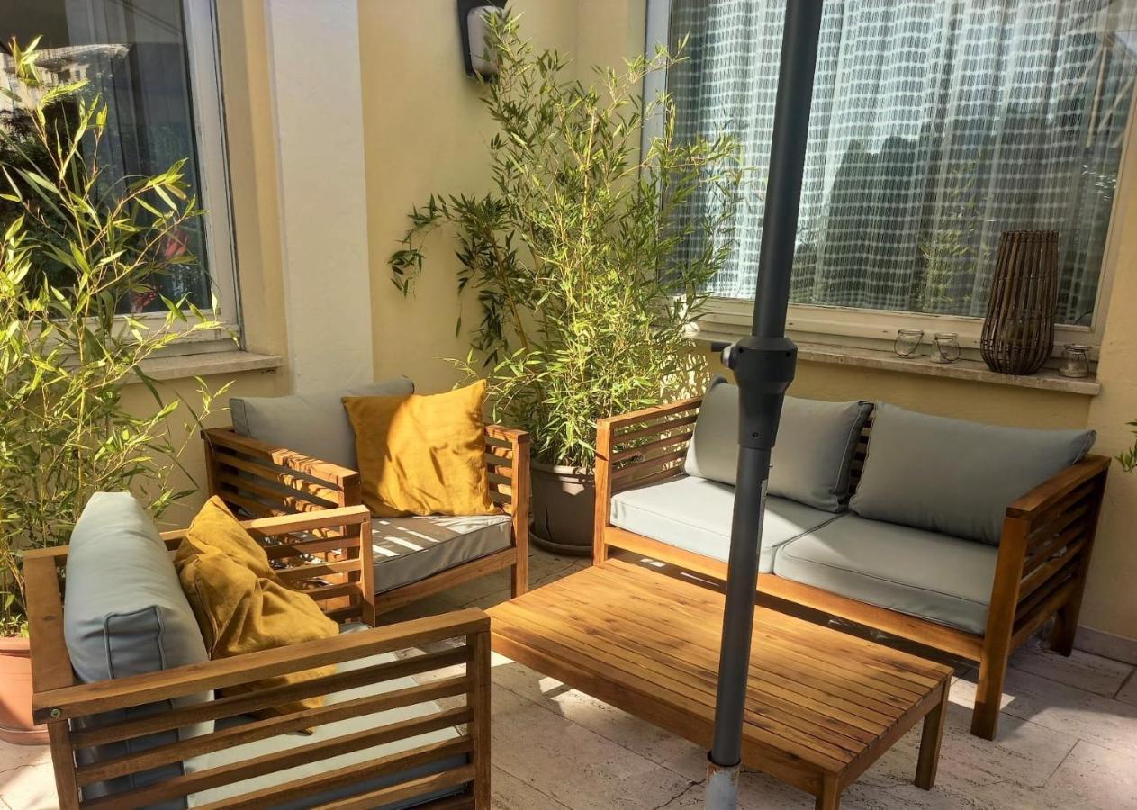 5-Zimmer-Appartement In Historischer Privatvilla, Meran Zentrum, Kostenloser Parkplatz Exteriér fotografie